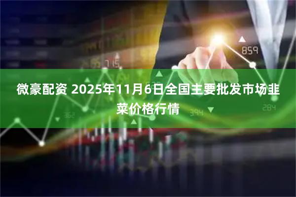 微豪配资 2025年11月6日全国主要批发市场韭菜价格行情