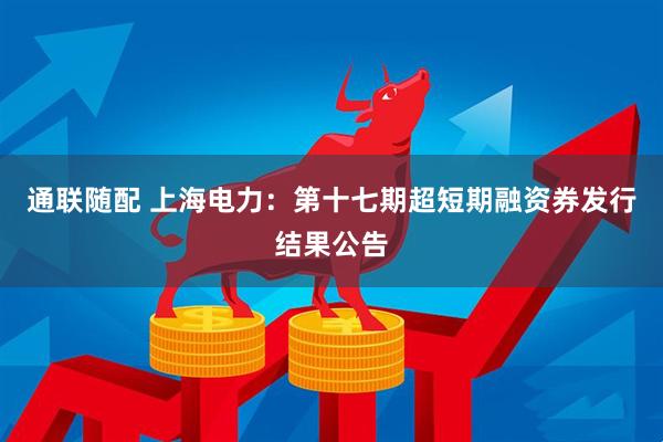 通联随配 上海电力：第十七期超短期融资券发行结果公告